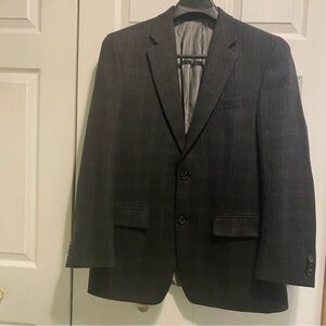 PRICE DROP Men’s Michael Kors 40R Black Sport Coat Notch Lapel